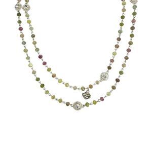 VIRGINS SAINTS & ANGELS VSA Wrap Precious Sapphire Beads in Silver